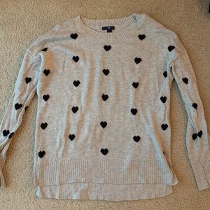 Gap Heart high-low sweater